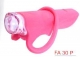ART.FA 30 P Fanale in silicone rosa ALIEN  anteriore con 1 super led bianco(batt.incl.)
